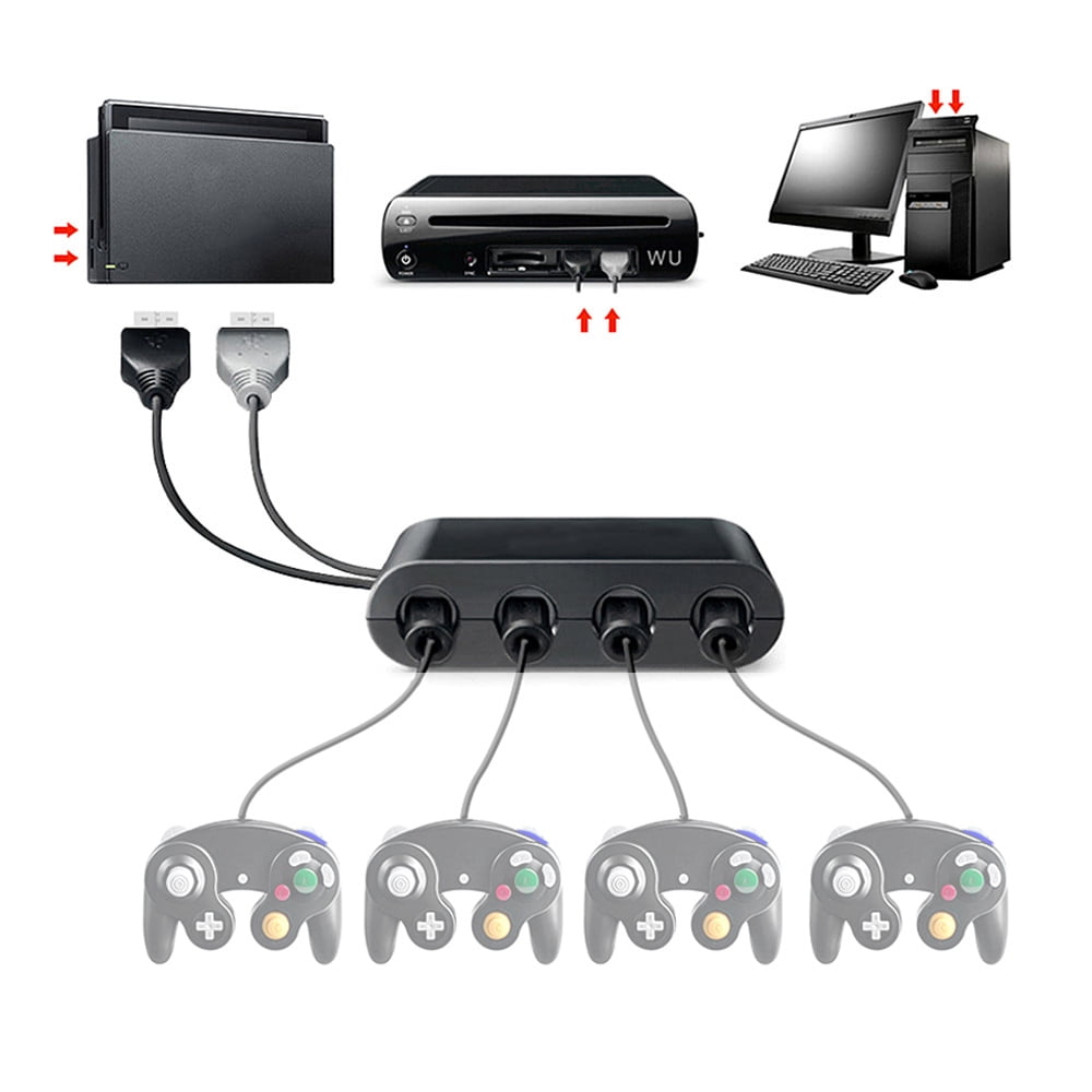how to use gamecube controller on wii u for wii games