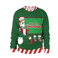 thumbnail image 3 of Sudadera fea de Navidad con estampado 3D de llama para hombre y mujer, suéter de Nochevieja para Navidad, jersey para parejas, jersey para fiestas navideñas, 3 of 5