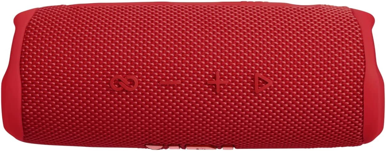 Restored JBL Flip 6 - Portable Bluetooth Speaker, powerful sound and deep bass, IPX7 waterproof, 12 hours of playtime, JBL PartyBoost for multiple speaker pairing, for home, outdoor and travel (Red) R (Refurbished)
