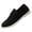 Black, variant on BXSRUTA Men's Large Size Slip on Loafers Suede-like Upper Lightweight Cushioned for Outdoor Daily Wear Size 39-48