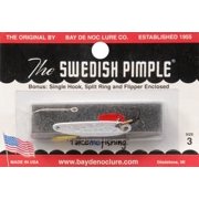 Bay de Noc Swedish Pimple Jigging Spoon 1/5oz White Ice
