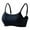 Black, variant on Wirefree Comfort Bra - Breathable Cotton Bralette with Removable Padding, Seamless Strapless Design for Everyday Wear (Green | L)