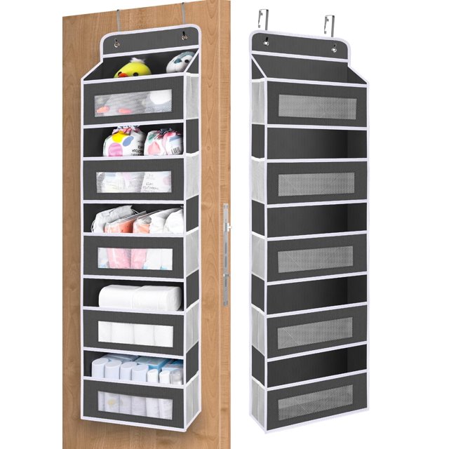 Organizador para colocar sobre la puerta BLOROOM con 5 estantes para colgar