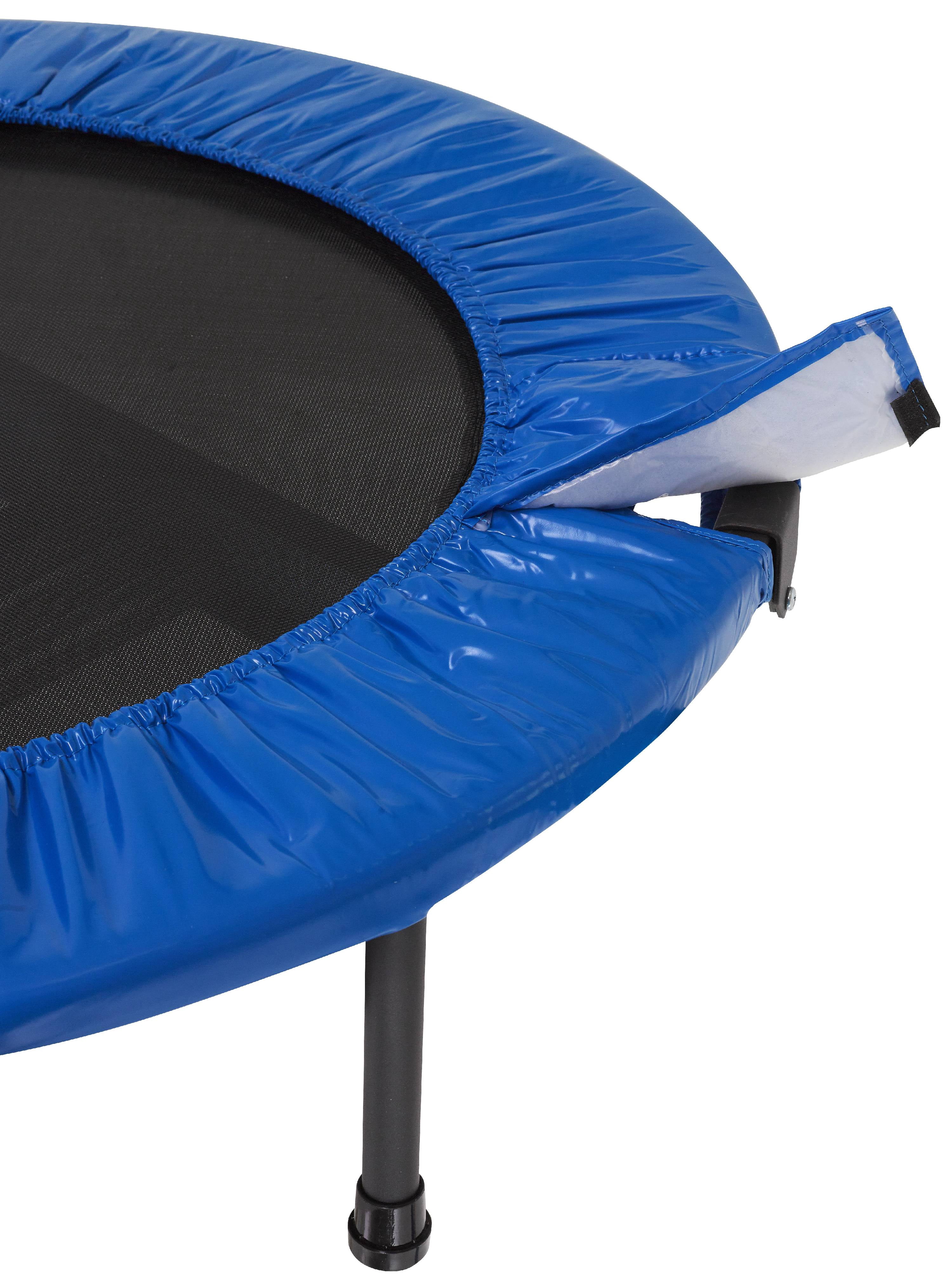 Machrus Upper Bounce Trampoline Spring Cover - Replacement Safety Pad for trampolines Fit's 36" Foldable Round Mini Rebounder Trampoline with 6 Legs - Blue