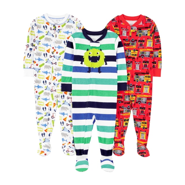 Pijama Simple Joys de Carter's Baby Boys, 24 meses, algodón