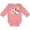 Mauve, variant on Inktastic Fun Farm Animals Cow, Pig, Chick Boys or Girls Long Sleeve Baby Bodysuit