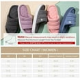 thumbnail image 7 of VeraCosy Slippers for Women Comfy Open Toe Memory Foam Slip on House Shoes Cool Gray,5-6 US, 7 of 7
