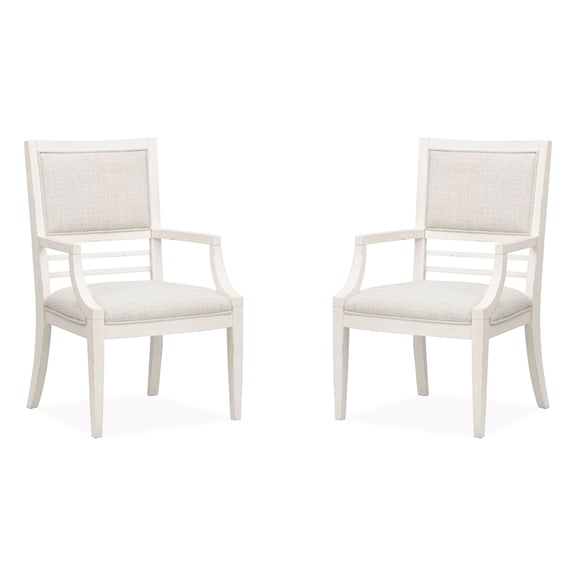 Salt Life Home Echo Isles Sea Pearl And Driftwood Upholstered Arm Chair Two Pack