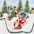 thumbnail image 6 of Christmas Fairy Garden Fence Christmas Picket Miniature Landscape Fence Wooden Decorative Picket Christmas Fairy Garden Accessories for Dollhouse Mini Village Landscape 2 Pieces 35 inch White, 6 of 7