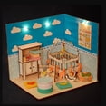 thumbnail image 2 of 1/24 de Bricoje en Casa de Desmontable Dormitorio de Bebé Rompecabezas de Juguete Hugo Kit de casa de muñecas DIY, 2 of 10