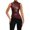 Red-E, variant on QHFBli Women's Sexy PU Leather Sleeveless Tank Tops Pleated Slim Fit Neck Asymmetrical Ruched Blouse T Shirt with Zipper