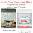 thumbnail image 6 of Microwave Splatter Cover Microwave Cover for Food, Microwave Food Cover, 10.3” Plate Covers, Splatter Guard Cover,Microwave Lid, Kitchen Gadgets & Accessories, House Essentials for Gift, 6 of 6