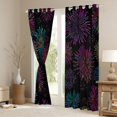thumbnail image 3 of Feelyou Teens Magic Firework Blackout Curtains Set of 2 (52x84 Each), Romantic Artwork Window Curtains, Dreamy Cartoon Style Curtains and Drapes, Window Curtains Bedroom Decor, 3 of 6