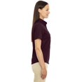 thumbnail image 3 of ASH CITY - CORE 365 78194 LADIES' OPTIMUM SHORT-SLEEVE TWILL SHIRT, XS, BURGUNDY, 3 of 3