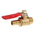 thumbnail image 3 of mmirethe Various Type Ball Valve Threaded Brass Ball Valve 2 interface 12mm 8mm Red 1Set, 3 of 6