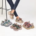 thumbnail image 4 of Women Sneakers Autumn Fashion Breathable Casual Shoes Mesh Lace Up Comfort Platform Shoes, 4 of 6