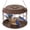 Brown, variant on Bluebird Feeders for Outdoors Hanging, All Metal, Cage Mealworm Bird Feeder with Tray, Squirrel Proof & Weatherproof, Easy to Refill & Clean