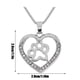 thumbnail image 5 of Collar Accesorios Plata Moda Moderno Perro Imprimir Hueco Collares y Colgantes, 5 of 8