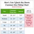 thumbnail image 7 of 3-Pack Men’s 2-in-1 Athletic Gym Shorts with Liner – Quick Dry, Stretch Workout Running Shorts, 7 of 7