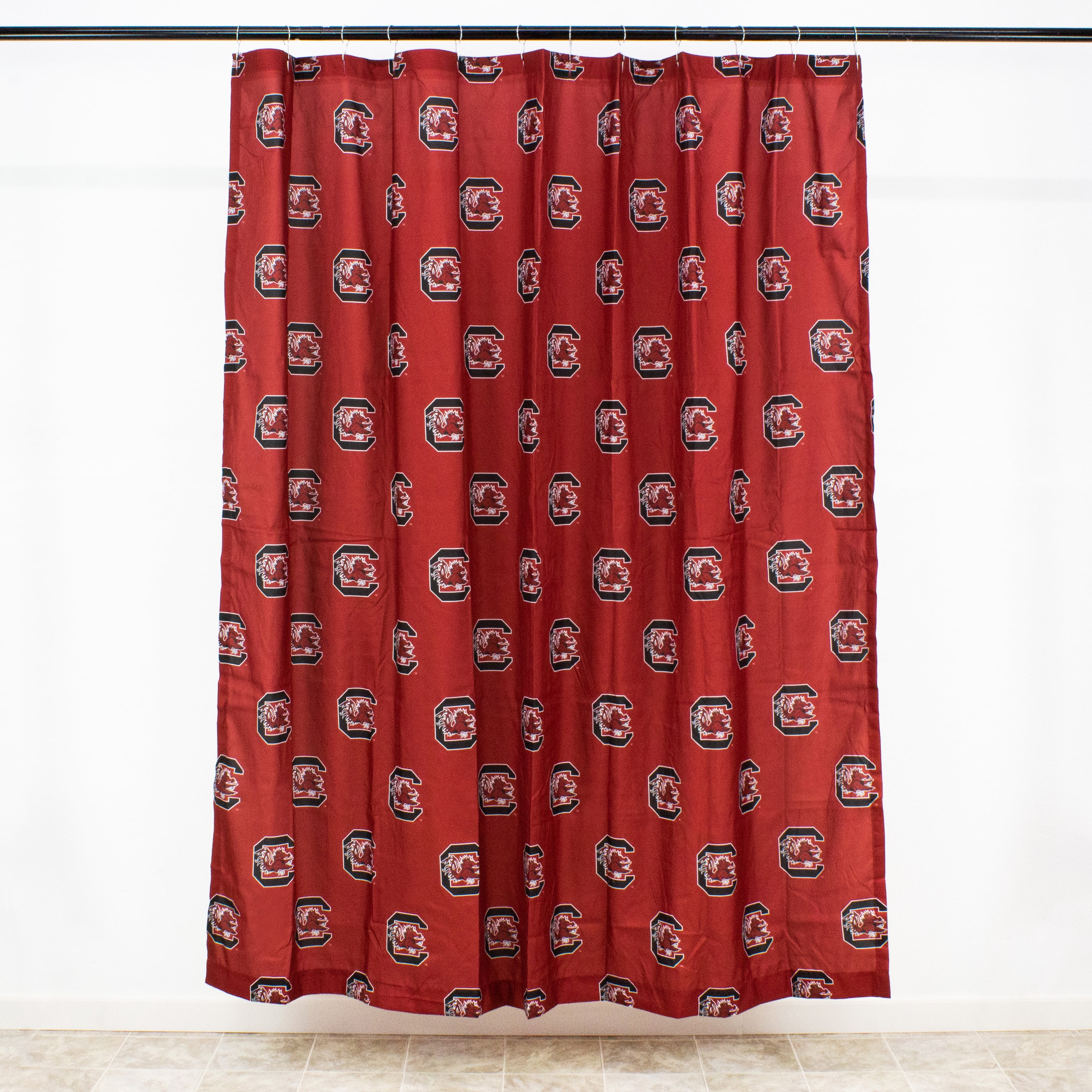 South Carolina Gamecocks Printed Shower Curtain Cover - 70" x 72"