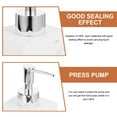 thumbnail image 3 of CNKOO Hand Soap Dispenser Marble Pattern Lotion Bottle Refillable Liquid Hand Soap Jar Container, 3 of 5
