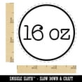 thumbnail image 2 of 16 oz Ounce Weight Label Rubber Stamp for Scrapbooking Crafting Stamping - Small 3/4 Inch, 2 of 7
