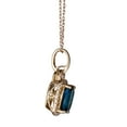 thumbnail image 2 of Gin & Grace 10KT YG London Blue Topaz and diamond accent Pendant Necklace, 2 of 6