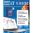 thumbnail image 3 of Dell Laptop 15.6-inch FHD 120Hz Display, 13th Gen Intel Core i7-1355U, 64GB DDR4 RAM, 2TB SSD, Intel UHD Graphics, Backlit Keyboard, Fingerprint, Windows 11 Pro, Silver, 3 of 7