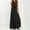 Black, variant on Backless Bandage Dress, Multi-Way Strap Long Dress, Women's One Shoulder Evening Gown for Party