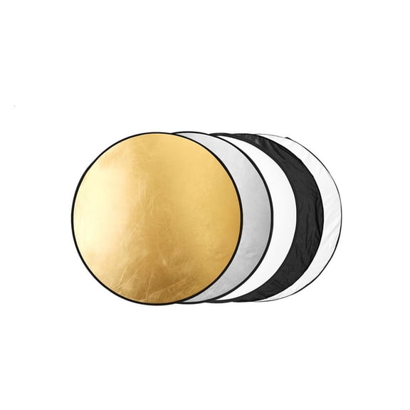 Yammee Light Reflector 5-in-1 Collapsible for Photography Lovers Multipurpose Portable