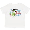 thumbnail image 3 of Inktastic Just Chillin' This Christmas Fun Snowman in Top Hat Boys or Girls Baby T-Shirt, 3 of 5