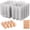 60, variant on TrendMallOasis 100 Pack 12-Count Clear Plastic Egg Cartons, Reusable Stackable Egg Holders