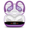 thumbnail image 1 of Auriculares inalámbricos Qecnato Bluetooth 5.4 75H Stereo IP7 Morado Oscuro, 1 of 7