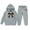 outfits 85#Grey, variant on Girls' Outfits Set Fall Winter Hoodies and Joggers Casual Kids with Bow Print for Toddler Outdoor Track Suit Clothes Sets,Khaki,Size 3 Y-4 Y