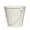 E, variant on Galvanized Metal Decorative Buckets with Handles - Vintage Planters for Small Flowers/Candy Storage, Rustic Home & Garden Decor Accessories (4" Round Design)