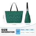 thumbnail image 4 of Fuzoiu Christmas Snowflakes Print Waterproof Beach Tote Bag for Women Girls with Zipper,Sandproof Pool Swim Bag,Large Capacity Beach Travel Bag for Pool Swim Travel Everyday, 4 of 7