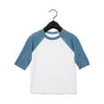 thumbnail image 3 of Bella + Canvas Youths 3/4 Sleeve Baseball T-Shirt, 3 of 6