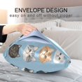 thumbnail image 4 of Yayeee Pillowcase Standard Size Set of 2 Satin Wrinkle Resistant Envelope Pillow Case, Vibrant Cute Cat, 4 of 8