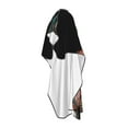 thumbnail image 3 of ZICANCN Hair Cutting Cape for Adults-Retro Grunge Skeleton Cape Salon Barber Cape for Hair Stylist Shampoo Capes Waterproof , 55x66 Inch, 3 of 7