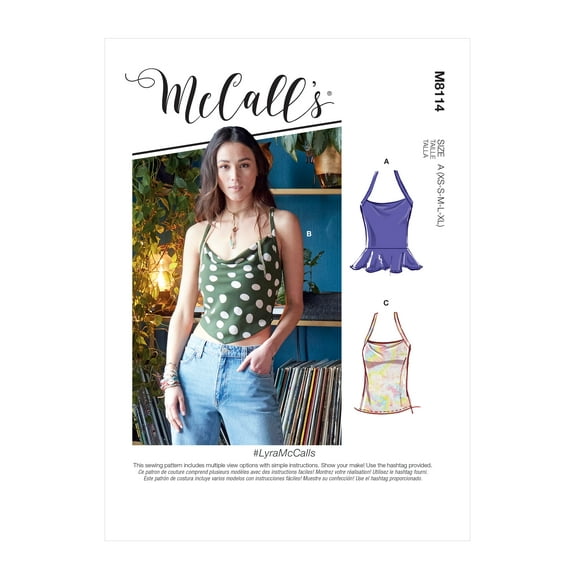 McCalls Sewing Pattern 8114 Tops