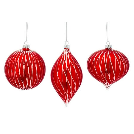 Pack Of 12 Ruby Red Silver Lined Gl Ball Onion And Finial Pack Of 12 Ruby Red Silver Lined Gl Ball Onion And Finial Christmas Ornaments 6