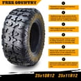 thumbnail image 5 of Free Country ATV tires 25x10R12 & 25x11R12 8PR Radial w/Side Scuff Guard, Set 6, 5 of 8