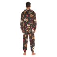 thumbnail image 4 of FORMRS Onesies Pajama for Adults Unisex Hoodie Winter Jumpsuit One Piece Sleepwear, Sizes S-2XL, Chocolate Cakes, 4 of 7