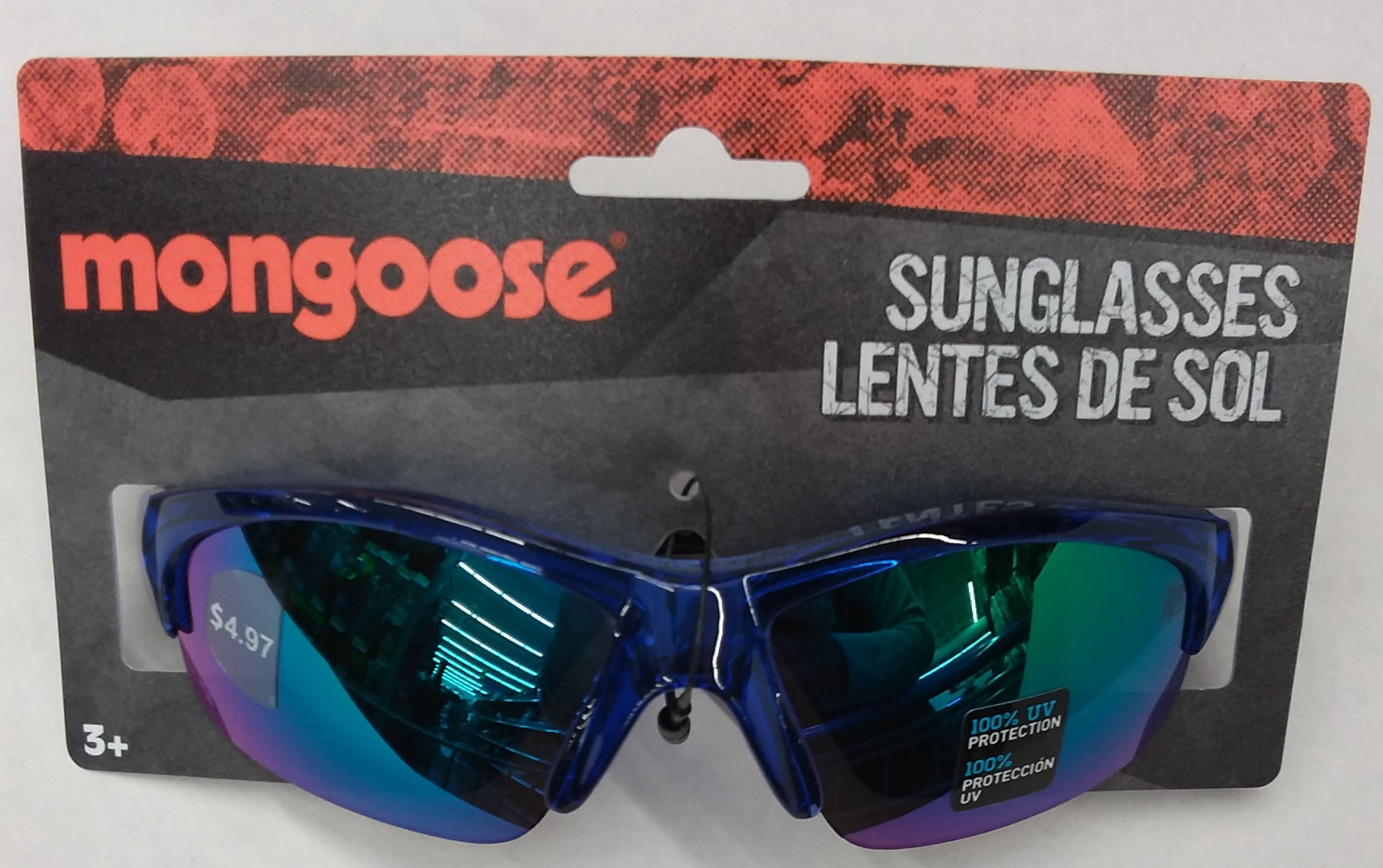 Mongoose Boys Wrap Sunglasses Blue