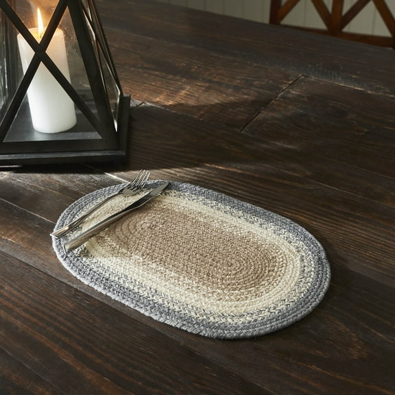 VHC Brands Finders Keepers Oval Placemat 10x15