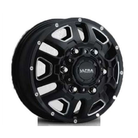 16" Black With Natural Accents Hunter Van Dually 003 Wheel by Ultra Wheel 003-6668RBM