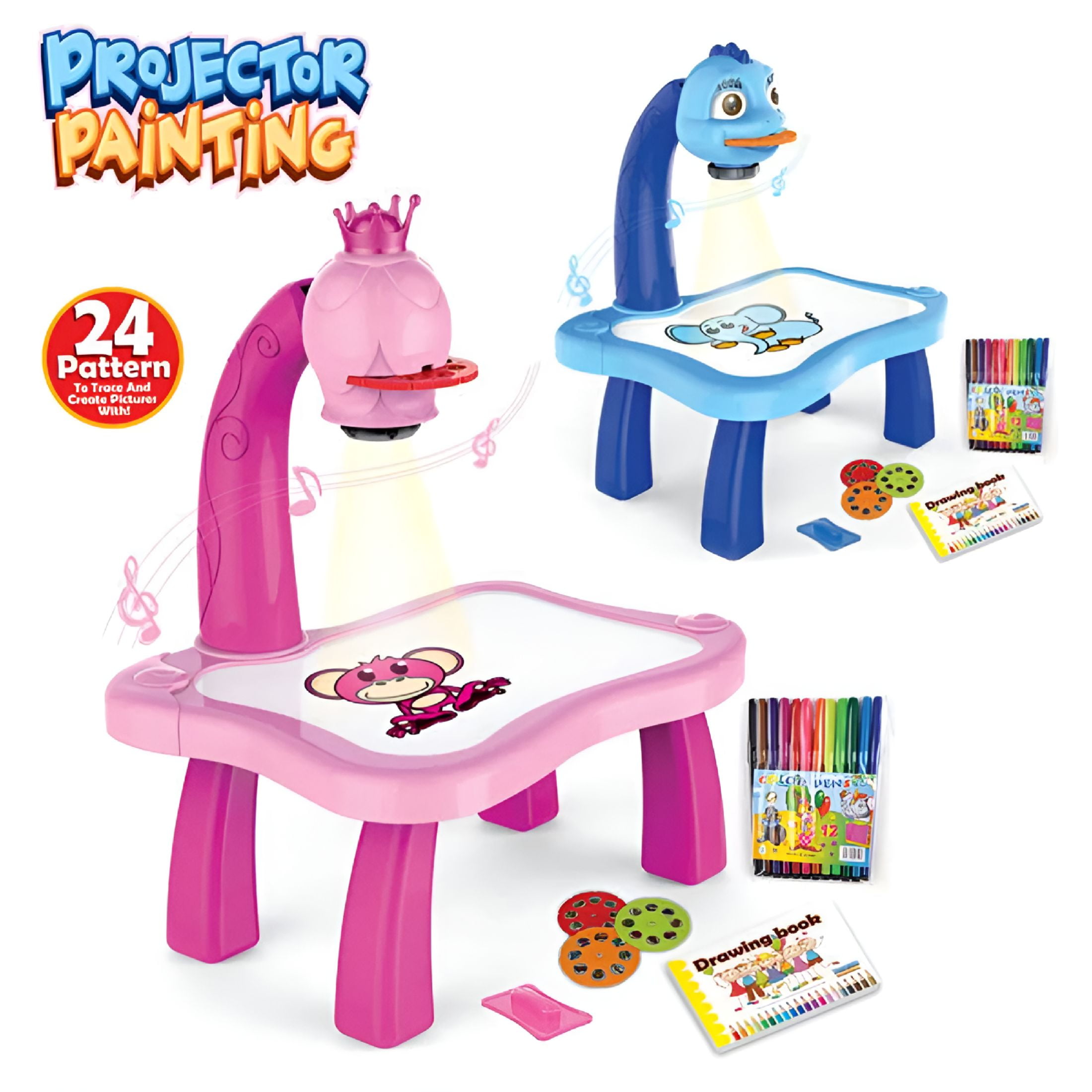 BESTSKY 2026 New Kids Drawing Board Kits Toys for Girls Age 6 Art Sets for Girls Ages 7-12 Girls Toys 9 Year Old Girl Gifts for 5-9 Year Old Girls Gift for 5 Year Old Girl Arts and Crafts for Kids