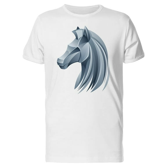Cool Silver Horse Head Tee Men's -Image by Shutterstock