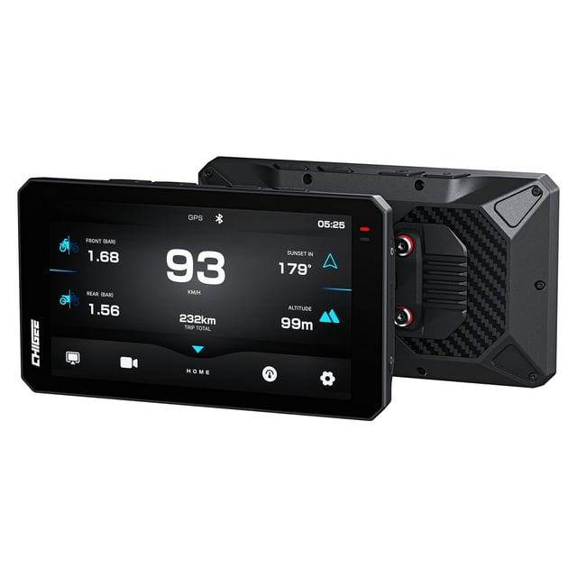 GPS para motocicleta CHIGEE AIO-6 MAX, pantalla LCD de 6" y 2000 nits, Wi‑Fi