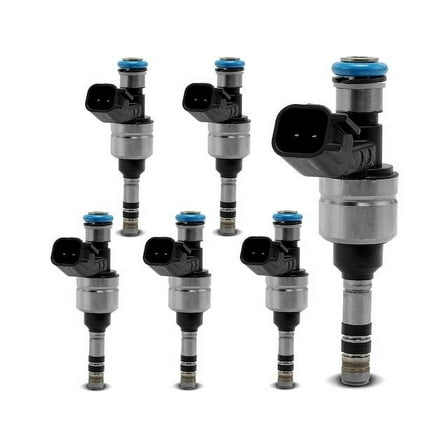 Fuel Injector Set 6 - Compatible with 2012 - 2015 Cadillac CTS 2013 2014